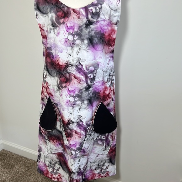 Skull,Skeleton,Halloween,Scary Apron,Criss Cross,w/pockets,reversible/2sided. - Picture 2 of 7